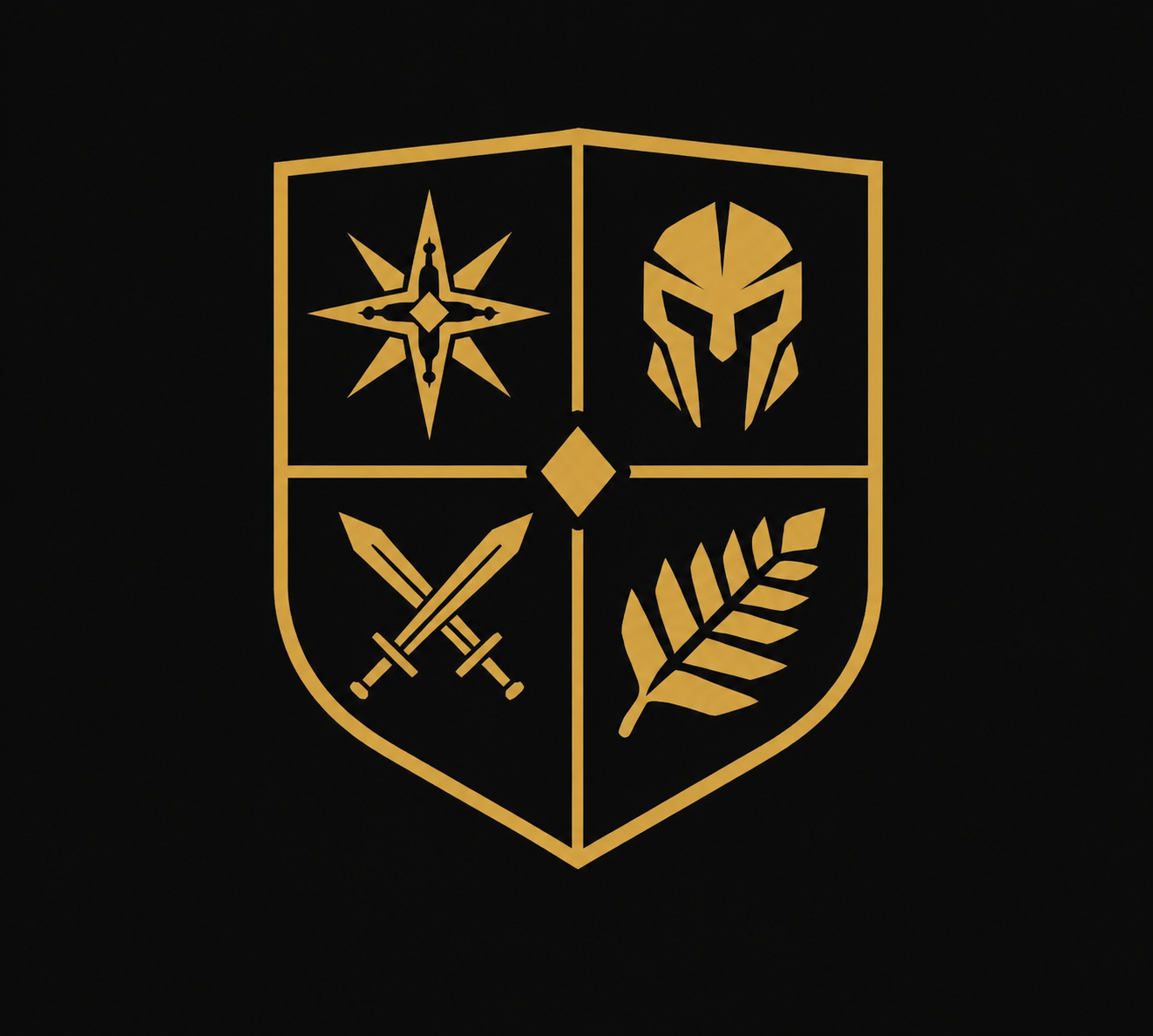 Escudo Associação Guerreiros de Ouro